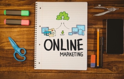 Notebook With The Words Online Marketing 1134 439